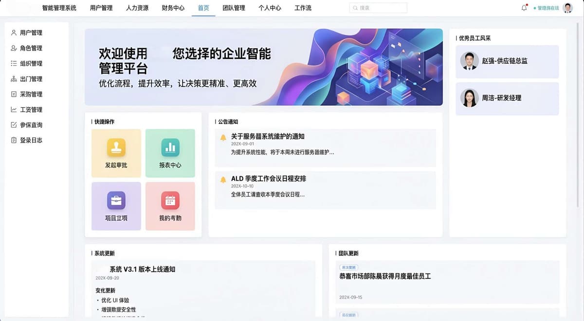 企业数智化管理系统